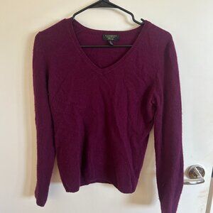 Maroon Cashmere Charter Club Luxury sweater